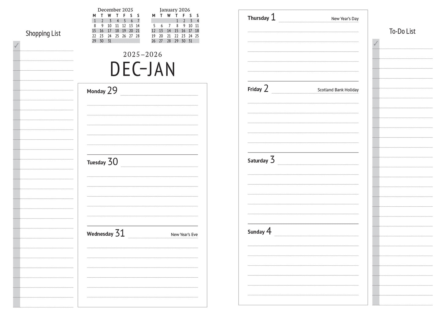 Our Daily Bread Daily Planner 2026