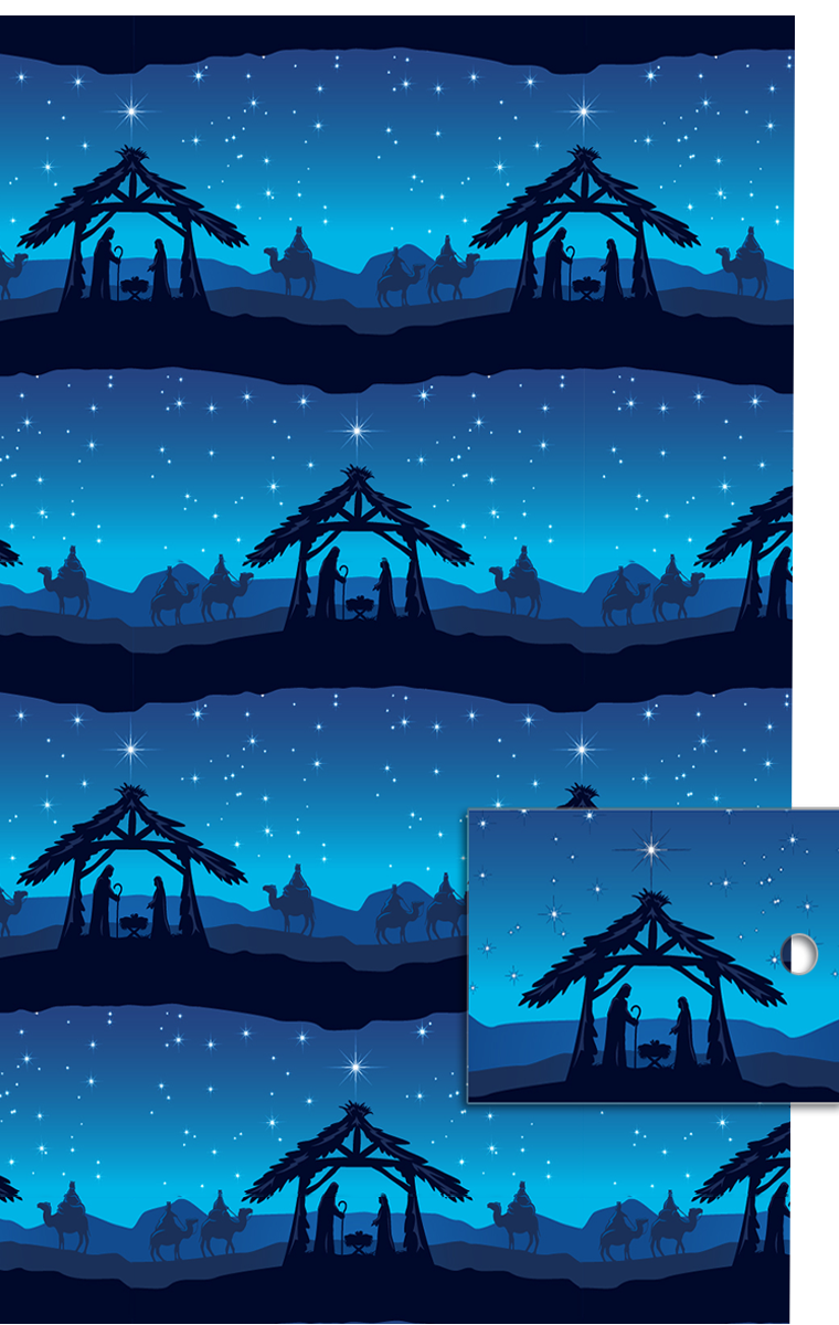 Nativity Gift Wrap