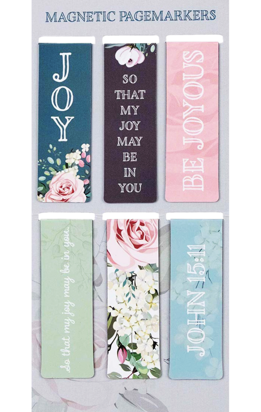 Joy Magnetic Bookmarks