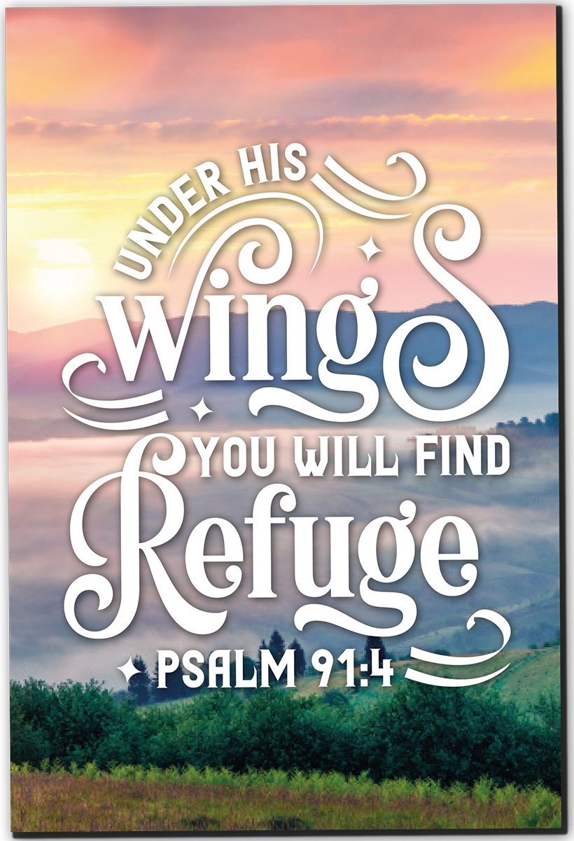 Under His Wings Fridge Magnet