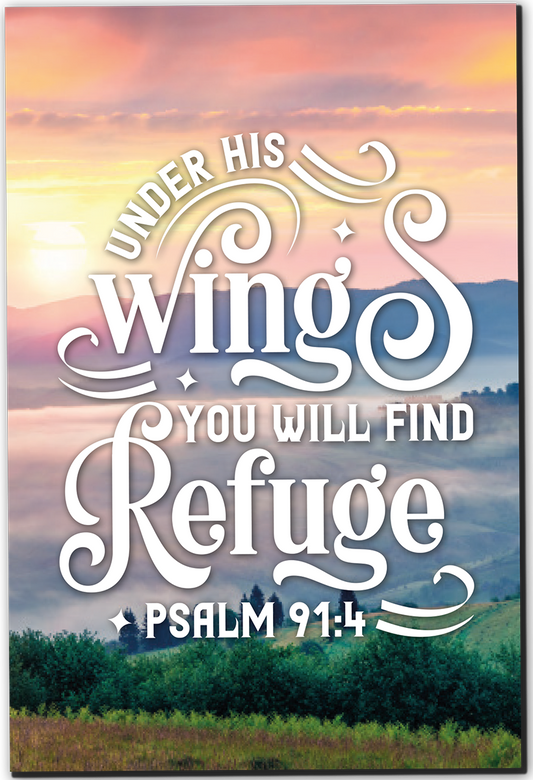 Under His Wings Fridge Magnet