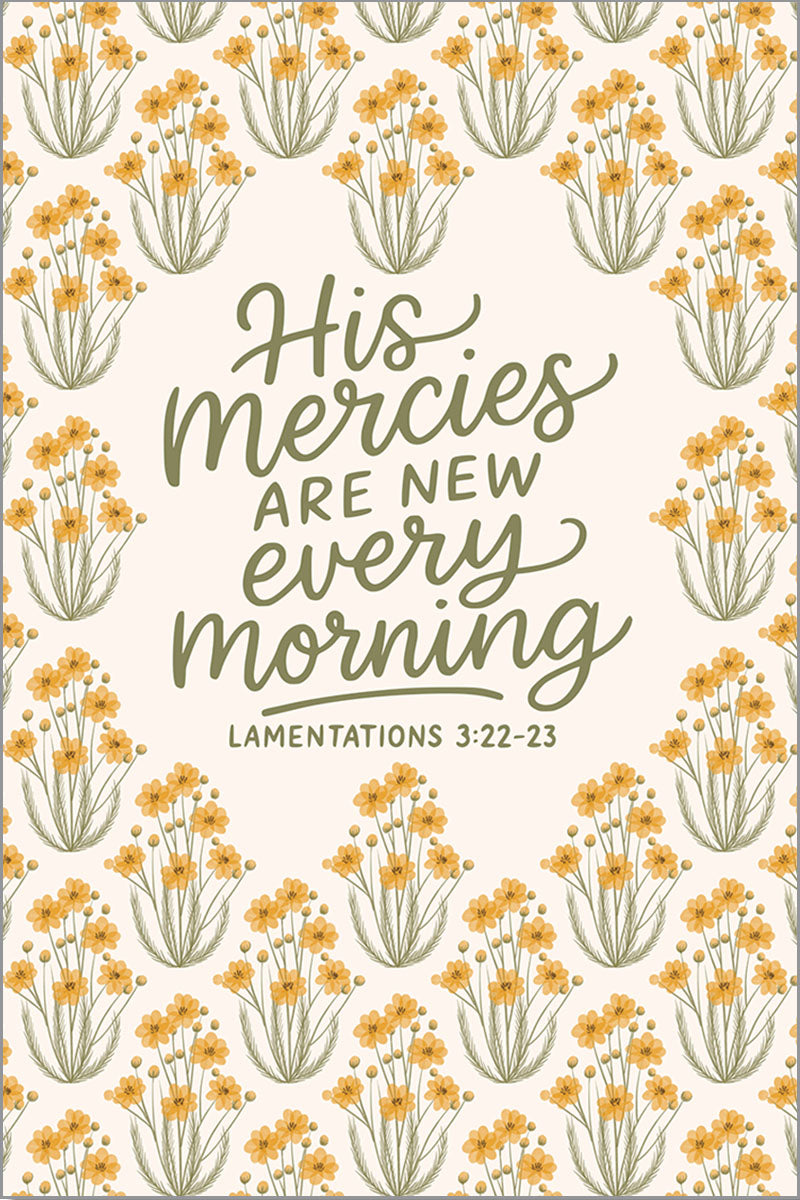 His Mercies Are New Every Morning Notebook