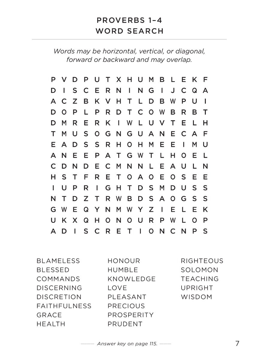 Our Daily Bread Bible Word Search & Activity Book Vol. 2